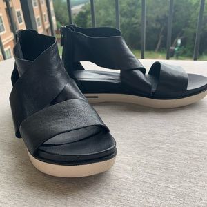 Eileen Fisher leather sport sandal